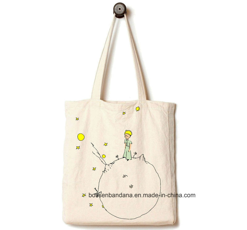 OEM Produce Customized Logo Printed Promotional Craft Tote Beach Cotton Canvas Bag
