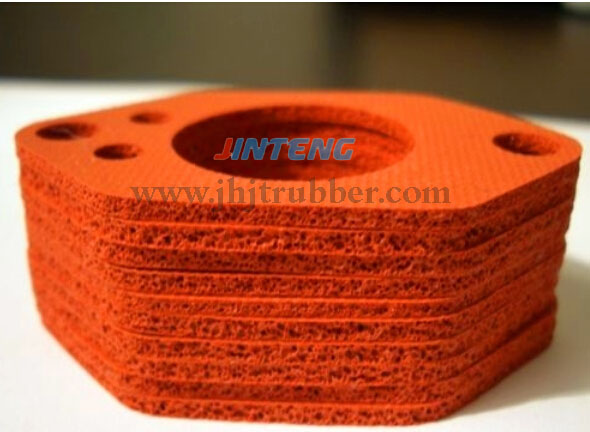 Red Silicone Sponge Gasket, Silicone Foam Gasket, Silicone Gasket, Rubber Gasket