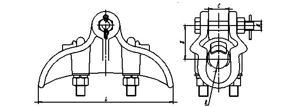 Cgh Type Aluminum Alloy Suspension Clamp (Envelope Type)