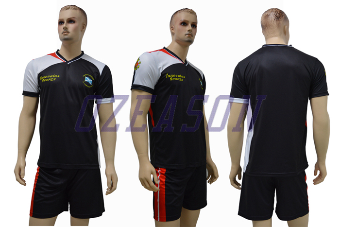 2017 Custom Sportswear Wholesale Men's Sublimation Soccer Jersey (S001)