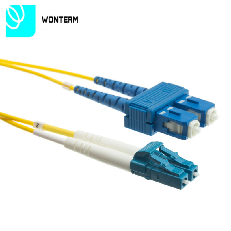 Singlemode Duplex Fiber Optic Patch Cable with Sc-Sc / LC-LC Connectors