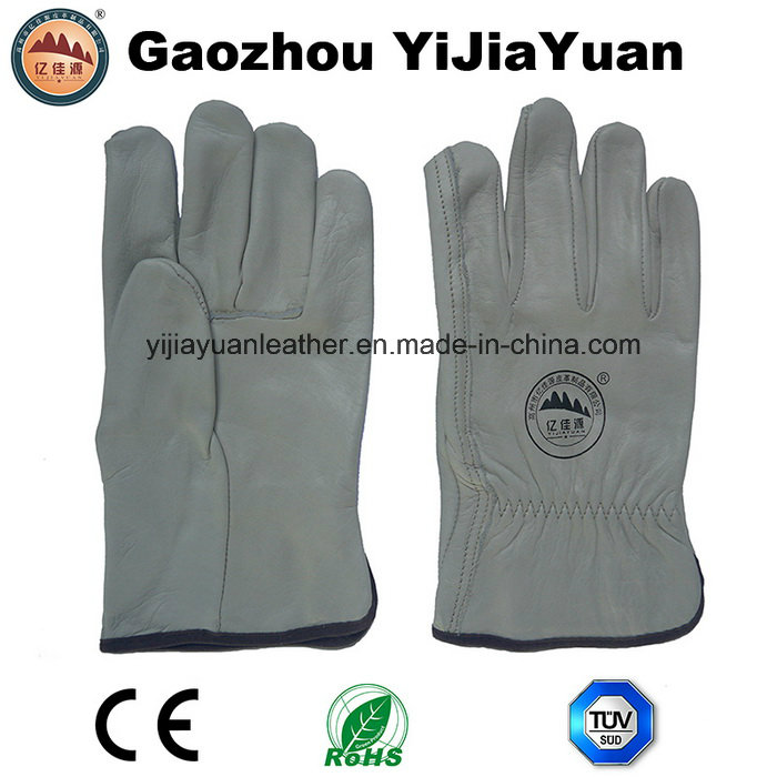 Natural Top Grain Leather Driving Gloves