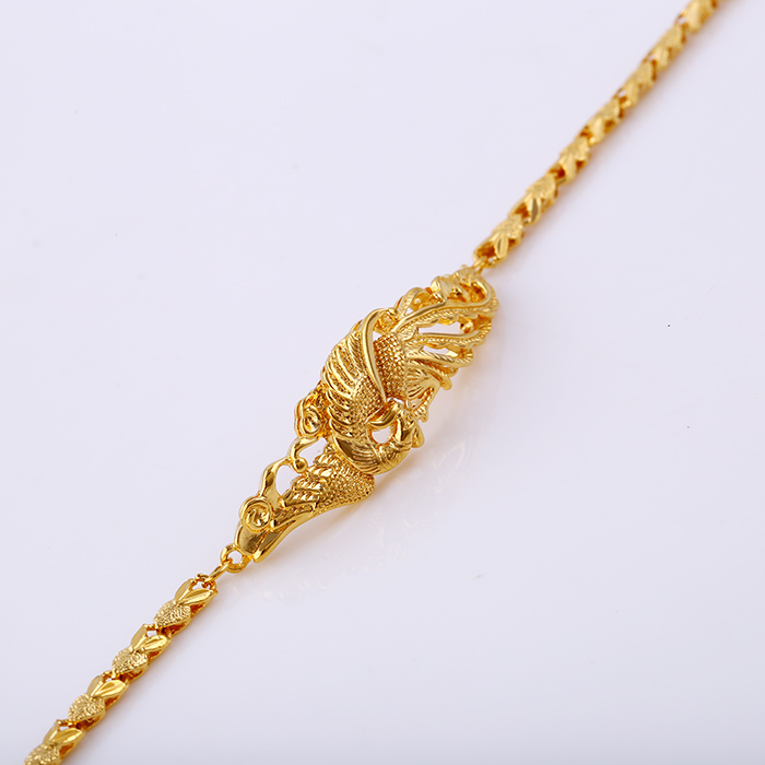 71940 Fashion Gold-Plated No Stone Jewelry Bracelet in Environmental Copper