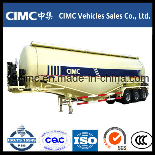 Cimc 50ton 3 Axles Cement Bulker Trailer / Bulk Cement Trailer / Cement Bulker