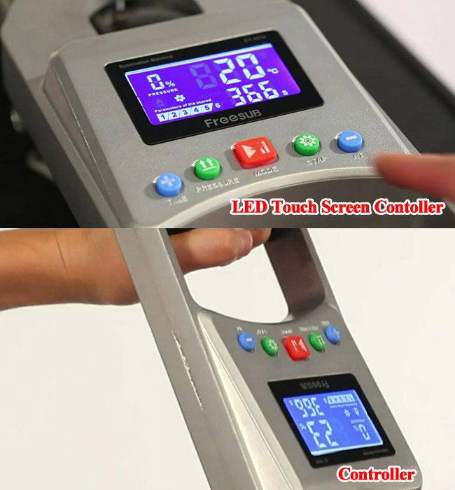 220V Digital Manual T-Shirt Heat Press Machine with Drawer