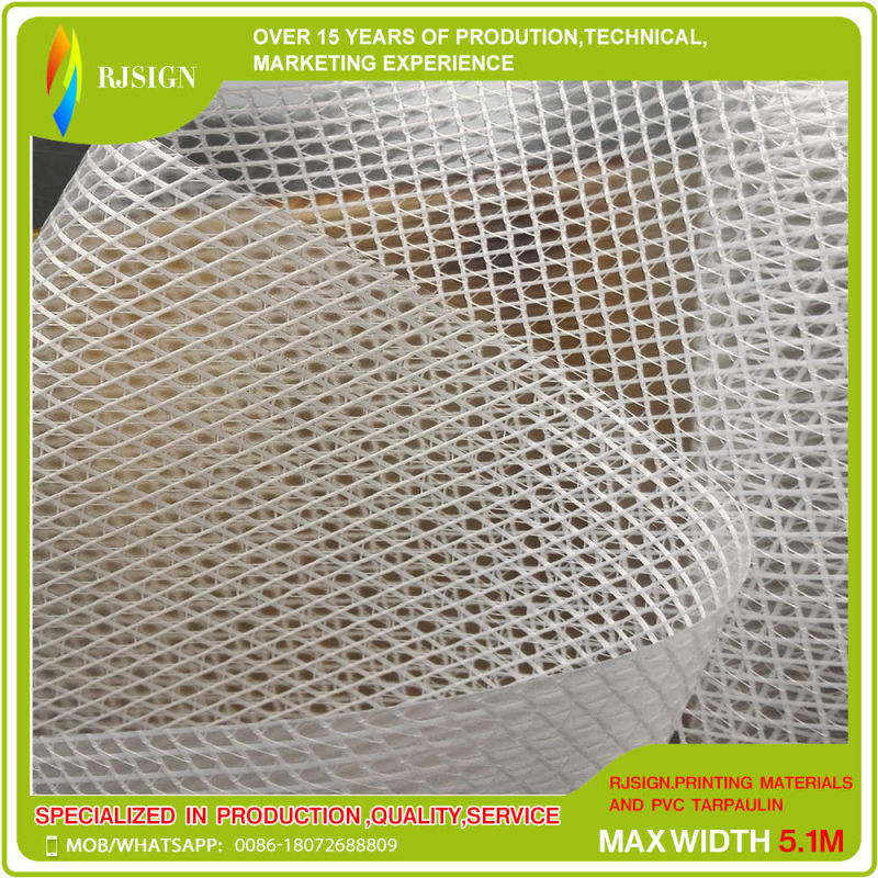 Manufacturer of Transparent PVC Tarpaulin Mesh