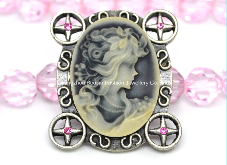 Custom High Quality Cameo Pin Brooch