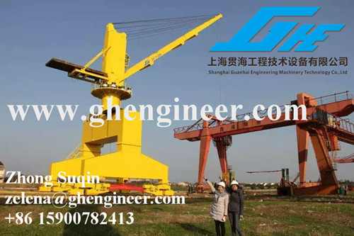 Low Wheel Pressure Mobile Portal Crane