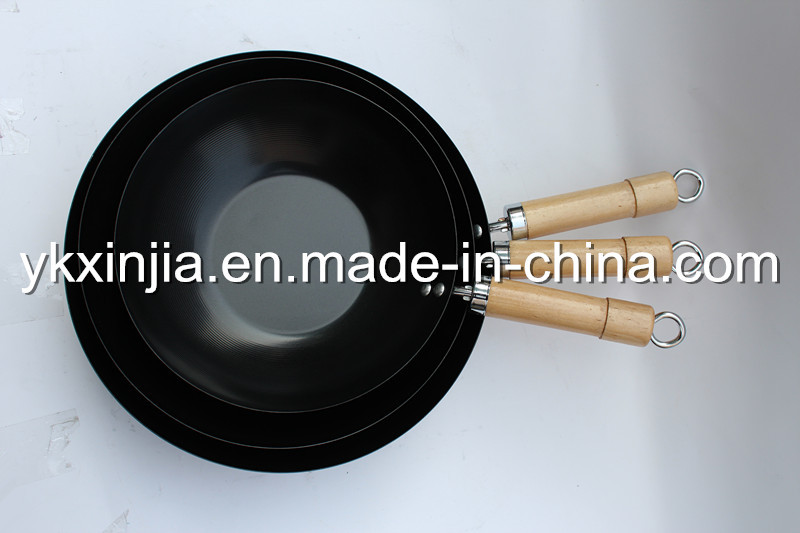 Kitchenware 18, 20, 22cm Mini Carbon Steel Wok, Cookware Set