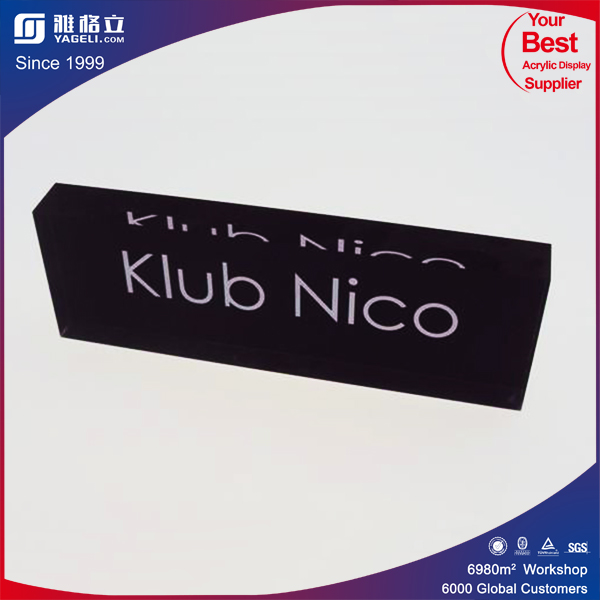 Custom Acrylic Block Sign Logo Blocks