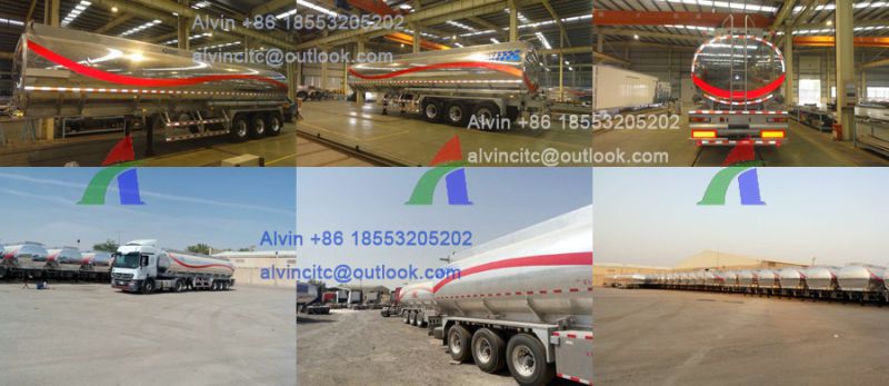 Aluminium Alloy Fuel Tank Semi Trailer (42m3 with ADR)