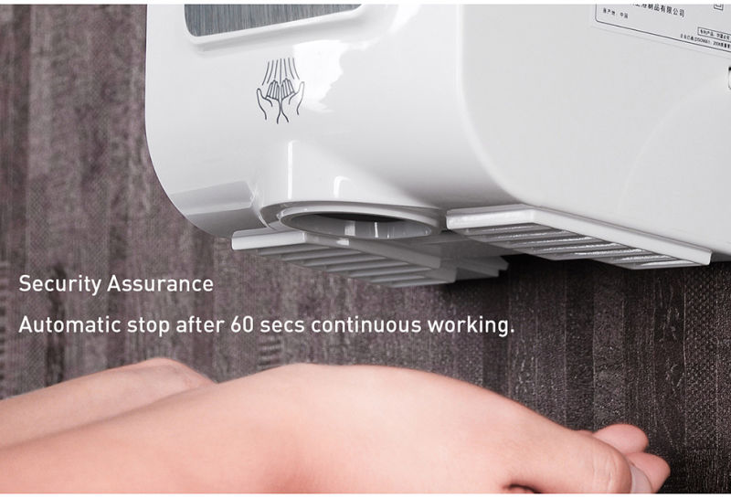 Jet Fast Efficient Hygienic Hand Dryer Automatic Operation