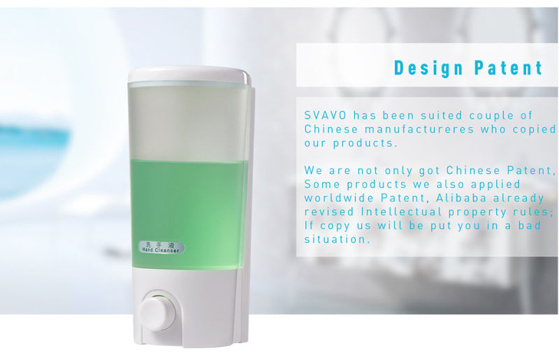 Washroom Accessories Soap Dispenser with Dual-Tumbler (V-9102)