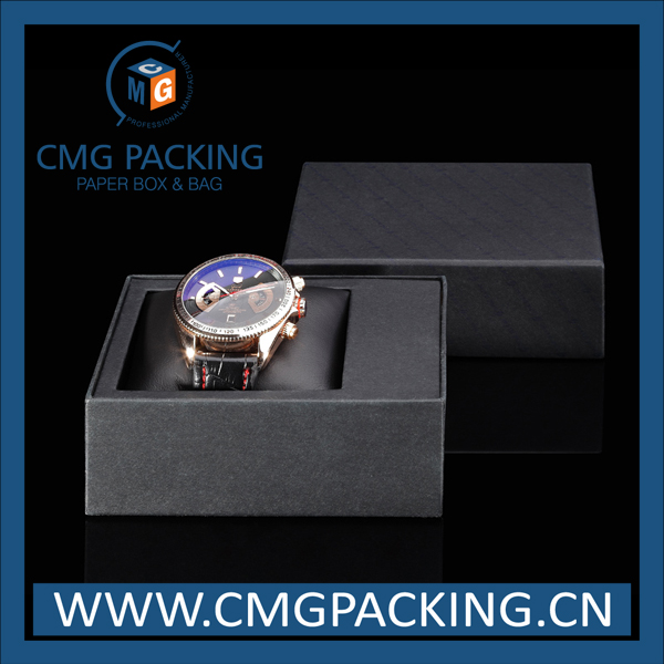 Hard Cardboard Watch Packing Box with Pillow Insert