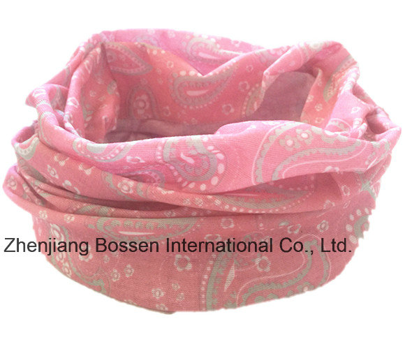 OEM Produce Customized Logo Printed Promotional Polyester Tubular Buff Headband