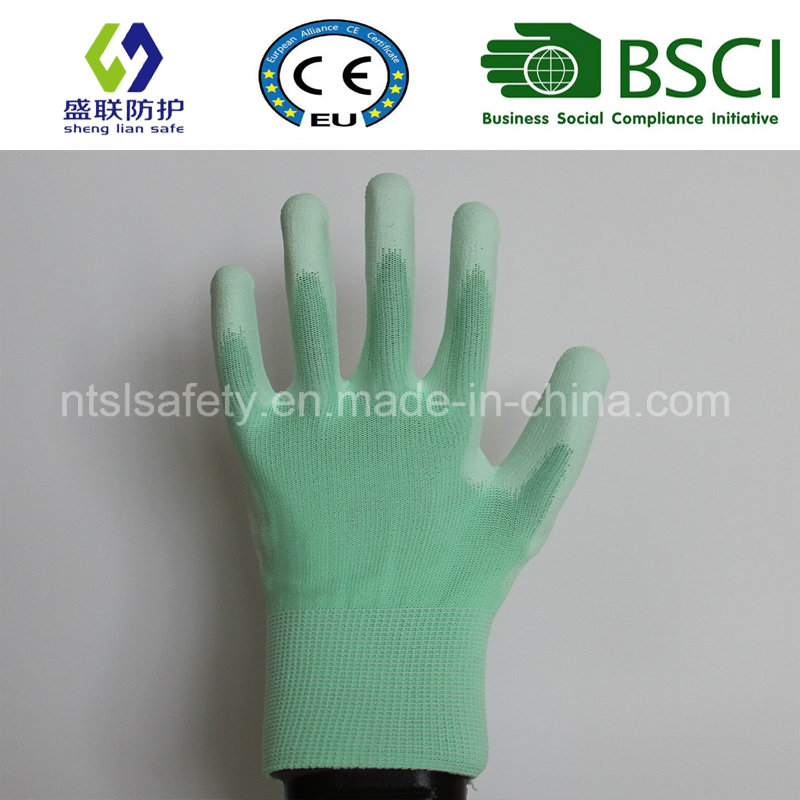 PU Coated Work Safety Glove (SL-PU201G1)