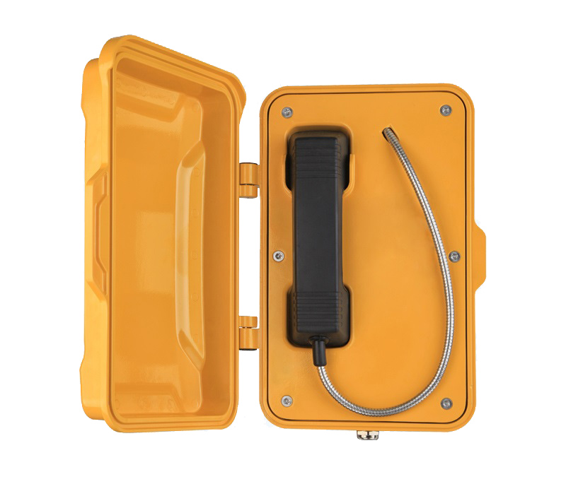 Rugged Tunnel Telephone, Weatherproof Phones for Industry, VoIP/SIP Phone