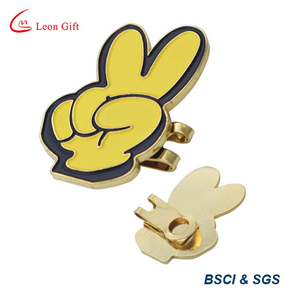 Customized Design Guitar Metal Gold Color Lapel Pin