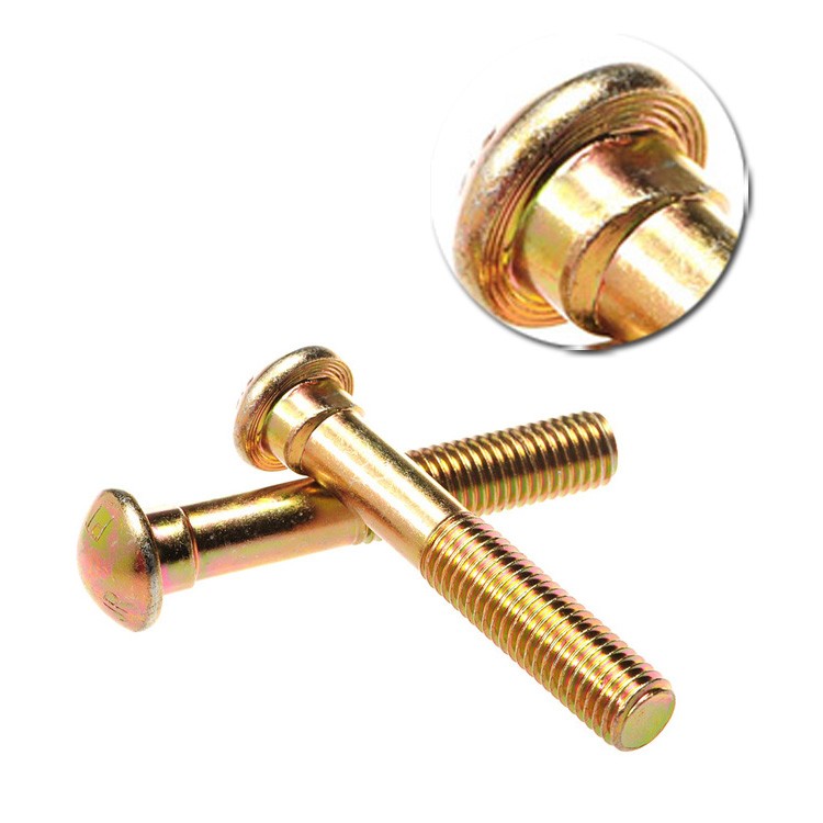 Yellow Zinc Finished Truck Bolt