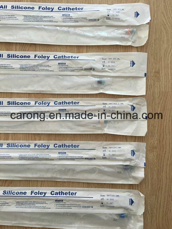 All Silicone Child Foley Catheter with balloon