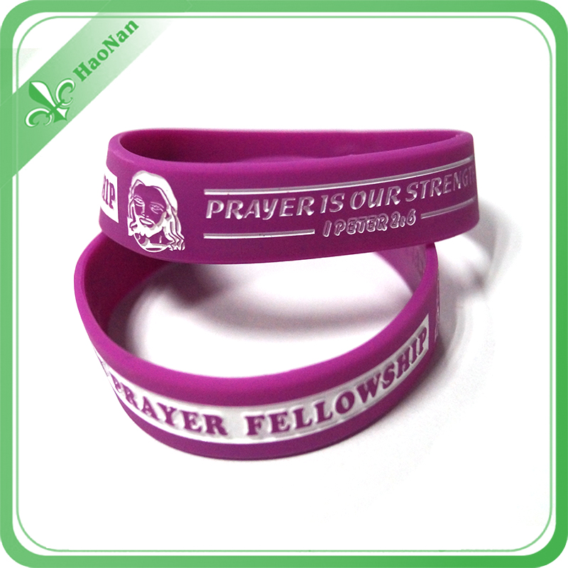 Festival Decoration Custom Silicone Rubber Wristband