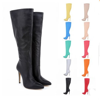 Classic Pop Women High Heeled Ladies Overknee Boots (A 999)