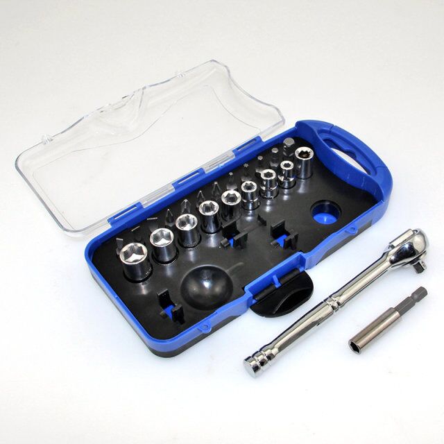 23PCS Multifunction Screwdriver Bits with Blow Box