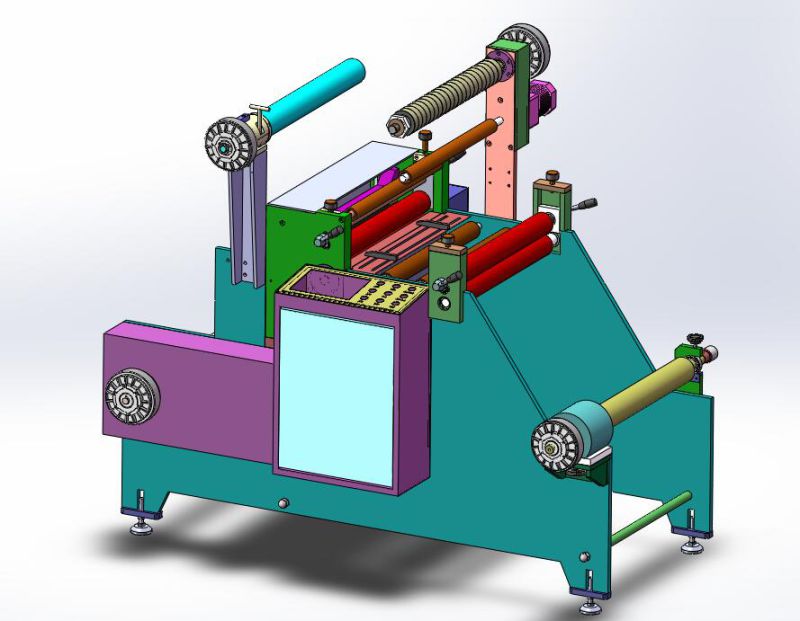 Label and Film Sheet Cutting and Rewinding Machine (DP-360)