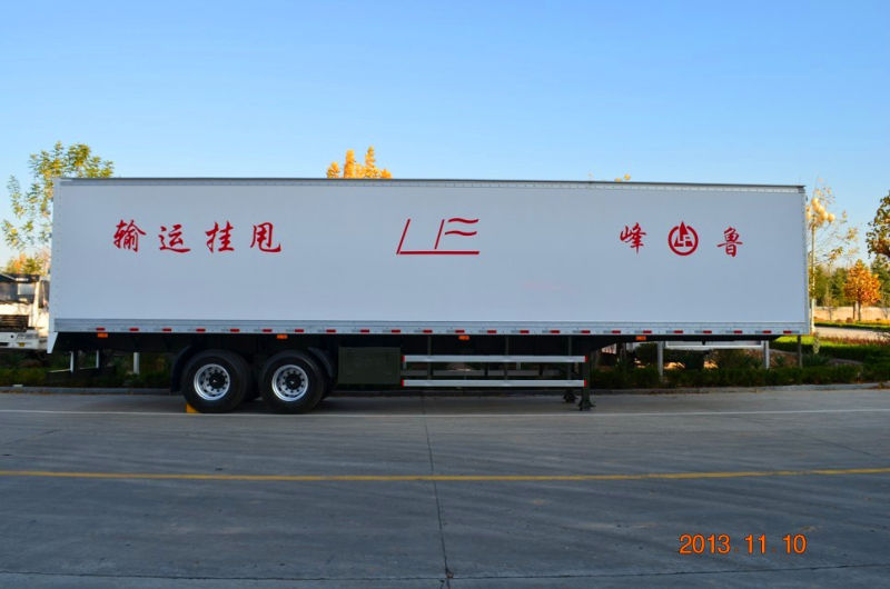 High Quality Cimc/Lufeng Cargo Van Semi Trailer for Sale