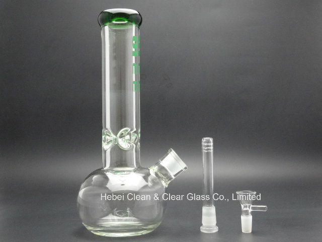 Wholesale Classic 9mm Thick Glass Water Pipe with 18.8mm Joint and 3 Pinch Holes