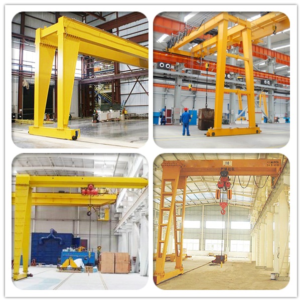 Single Girder and Double Girder Type Semi Gantry Crane