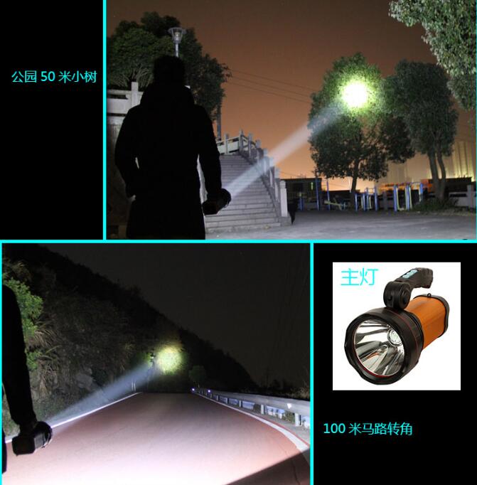 3900 Portable Lamp Searchlight USB Mobile Power Rechargeable LED Flashlight Outdoor USB LED Light