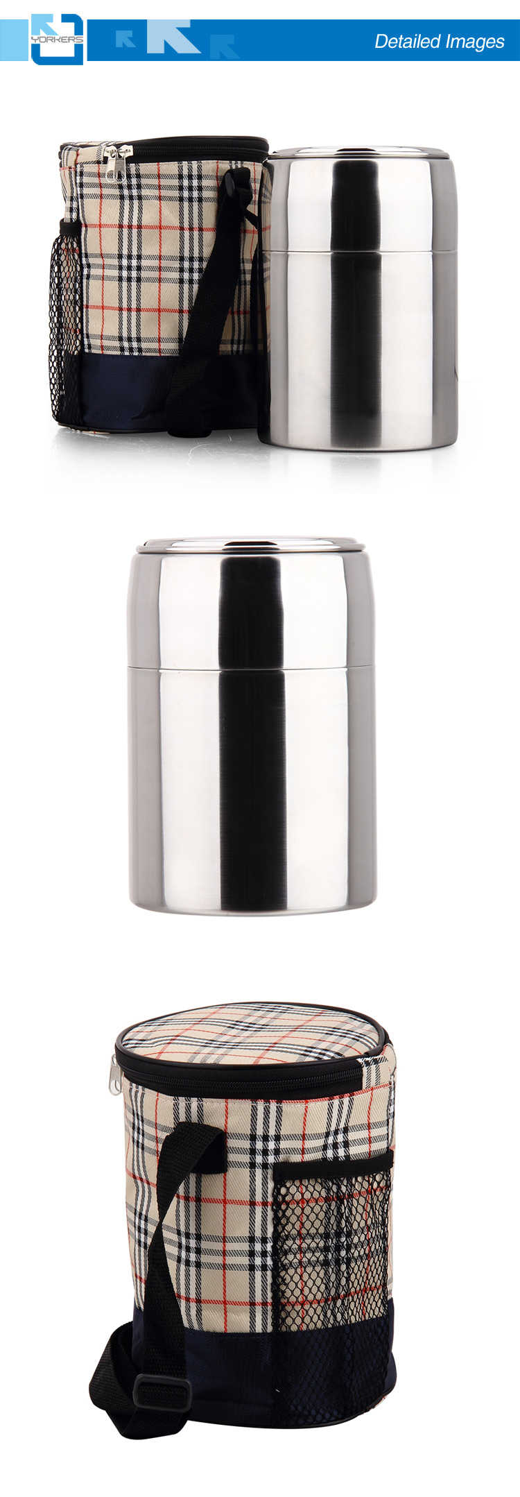 304 Stainless Steel Vacuum Insulated Food Warmer Container