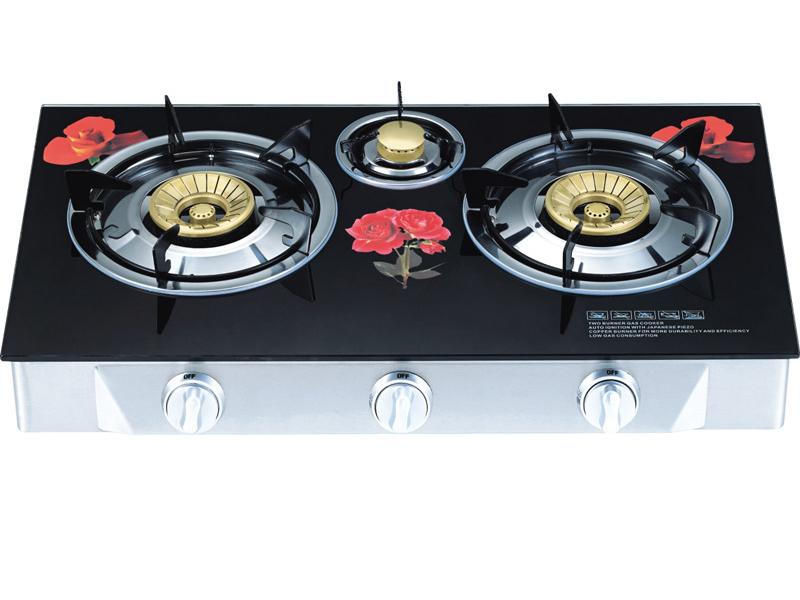 Cheap Price 3 Burners Table Top Gas Stove