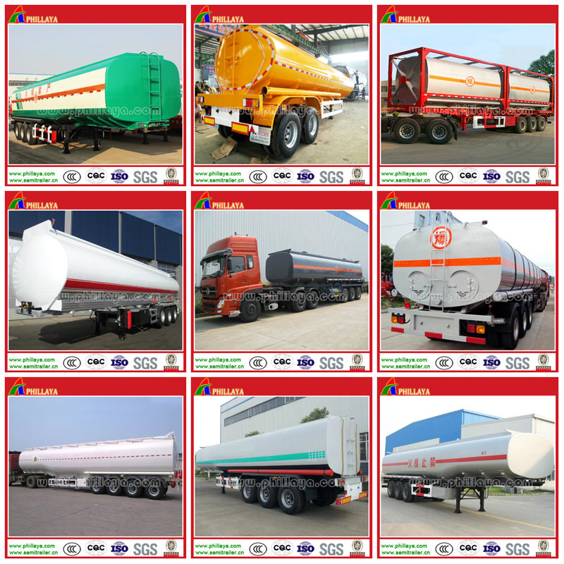 Truck Connection Semi Fuel Tanker Trailer Tank on Hot Sale