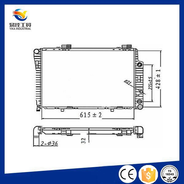 High Quality Auto Cooling System Car Radiator Price