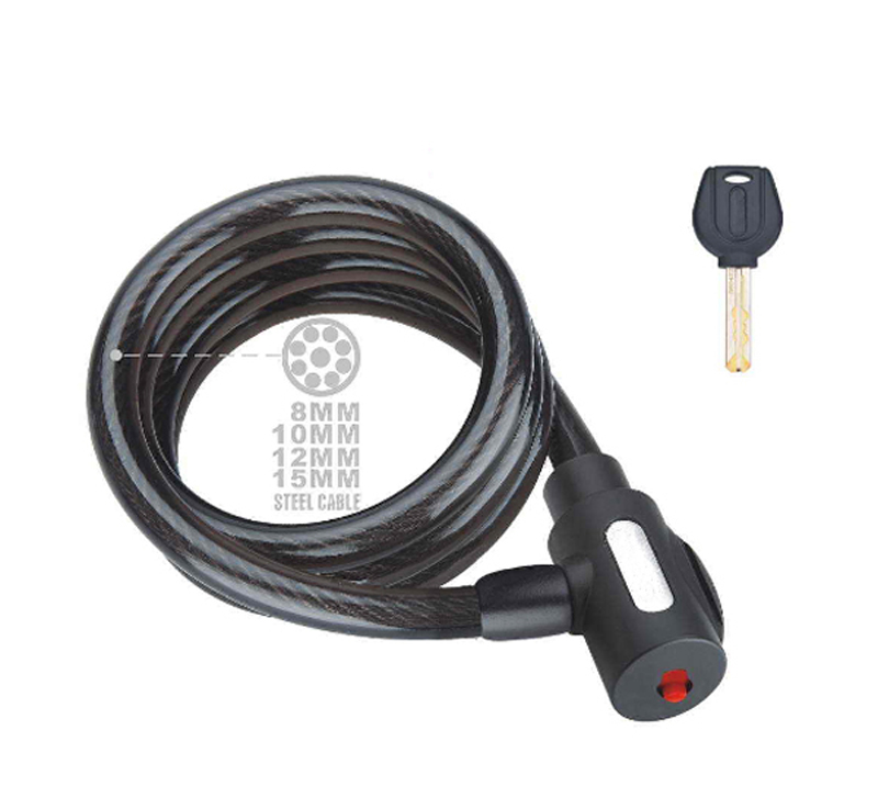 High Quality Dust Proof Bike Lock with Polybag Packing (HLK-023)