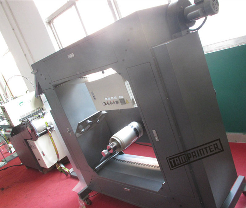 Tam-Zm Automatic Trademark Label Roll to Roll Screen Printing Machine with IR Dryer