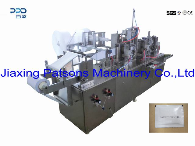 New Arrival 4 Side Sealing Towelette Manufacturing Machine