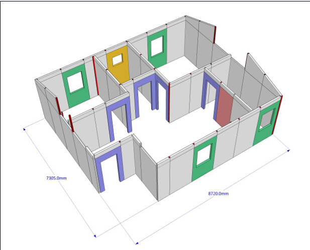 Structural Steel Prefabricated Modular House (KXD-pH123)