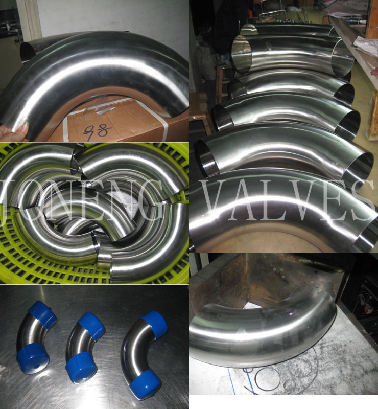 Stainless Steel Sanitary Short Type 90d Bend (JN-FT1009)