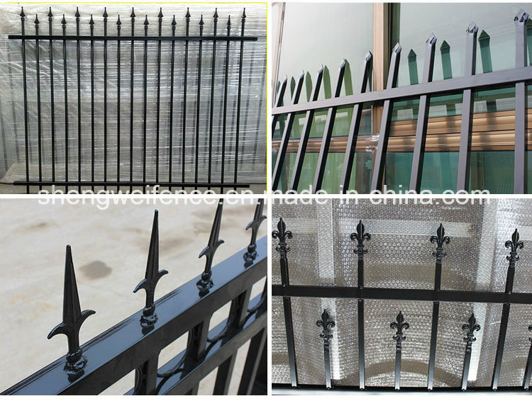 High Quality Wrought Iron Picket Fence Factory