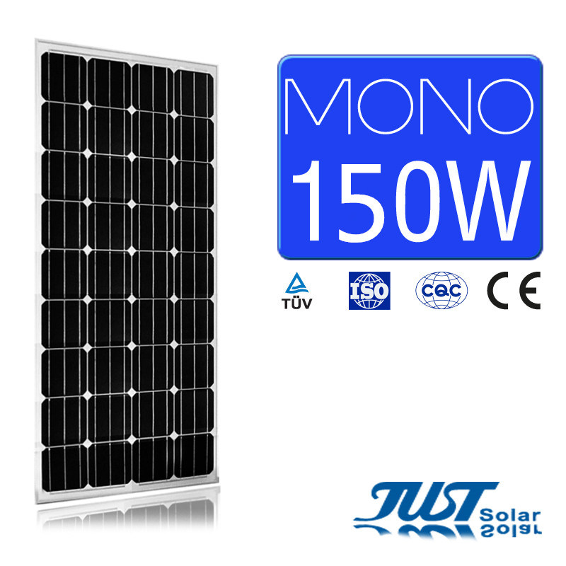 150W Mono Solar Panels with Certification of Ce, CQC and TUV for Solar Pump