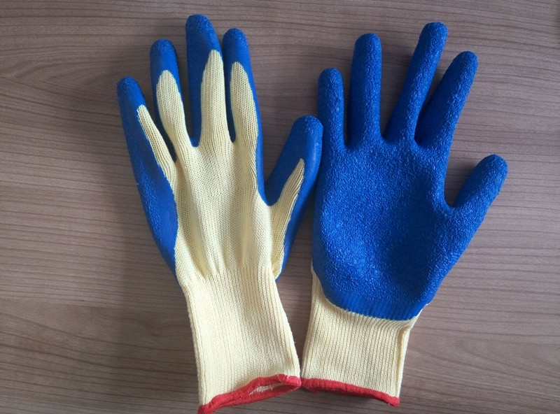 21 Gauge Yarn Latex Palm Coated Work Glove