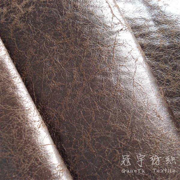 Polyester Leather Fabric 100% Polyester for Sofa