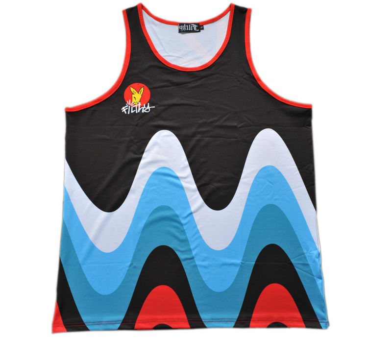 High Quality Leisure Vest Sport Jersey with Pattern Printed (TT5007)