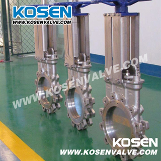 Stainless Steel Fully Lugged Knife Gate Valves (PZ73H)