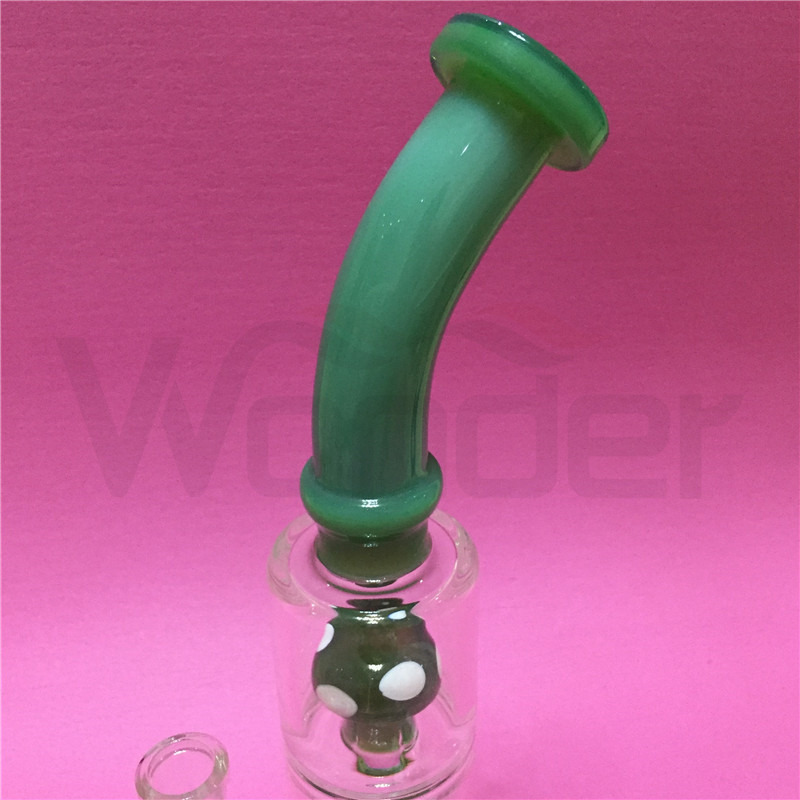 Mushroom Design Glass Water Pipe for Smoking