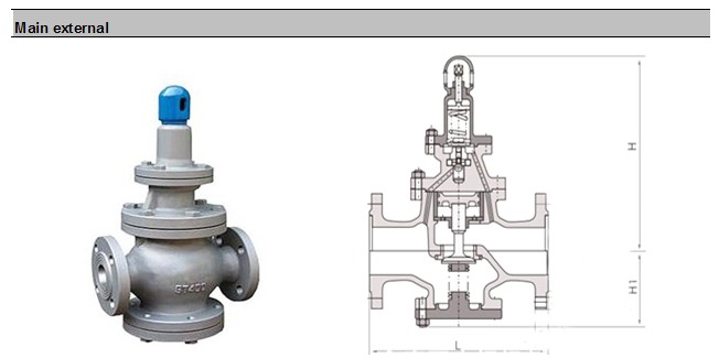 High Temperature Stainless Steel Steam Pressure Reducing Valve