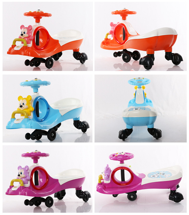 Good Quality Ride on Toy with Music and Light Popular Swing Car